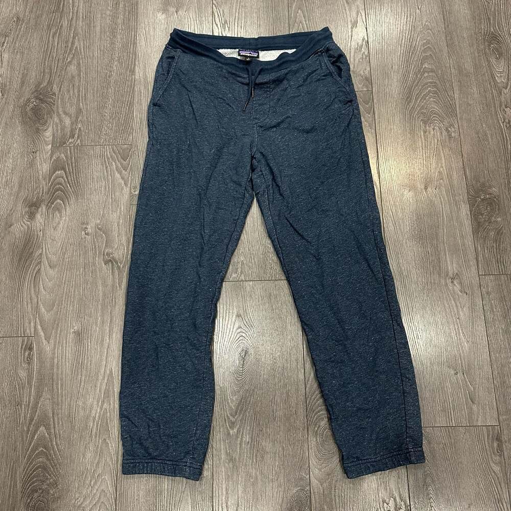 Patagonia Men's Organic Cotton/Polyester Blend Sweatpants in Navy - Size M